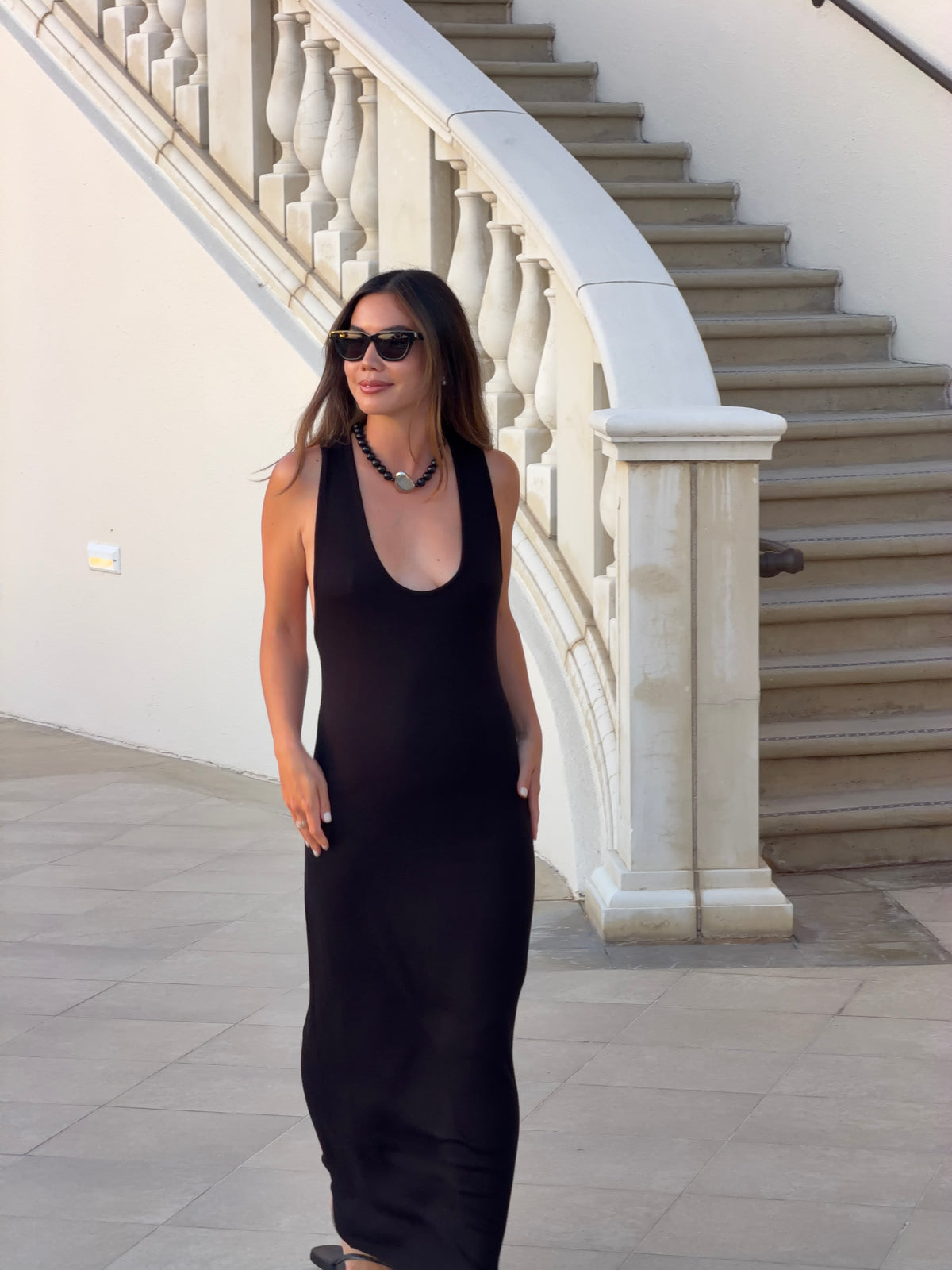 The Core-racer back dress